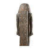 High-quality copy of a statue of Merenptah, made of Egyptian black granite, modelled on the example from the Luxor Museum, late 1950s