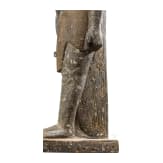 High-quality copy of a statue of Merenptah, made of Egyptian black granite, modelled on the example from the Luxor Museum, late 1950s