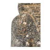 High-quality copy of a statue of Merenptah, made of Egyptian black granite, modelled on the example from the Luxor Museum, late 1950s