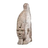 High-quality copy of a head of Amenophis III, made of red Aswan granite, 1950s