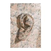 High-quality copy of a head of Amenophis III, made of red Aswan granite, 1950s