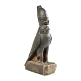 High-quality copy of a sculpture of a Horus falcon, 1950s