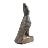 High-quality copy of a sculpture of a Horus falcon, 1950s