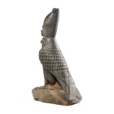 High-quality copy of a sculpture of a Horus falcon, 1950s