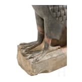 High-quality copy of a sculpture of a Horus falcon, 1950s