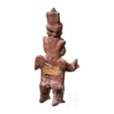 A painted clay figure, Mexico, Jualisco-culture, 100 AD - 250 BC