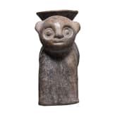 A Peruvian animal-shaped clay vessel, Chimu culture, probably 11th - 15th century