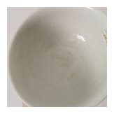 A Chinese white glazed bowl with Wanli mark, probably from the later Kangxi period (17th/18th century)