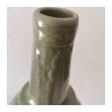 A Chinese Longquan celadon vase, probably Ming dynasty (1368 - 1644)
