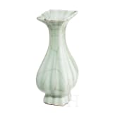 A small Chinese Longquan vase with Chenghua mark, probably Ming dynasty (1368&ndash;1644), 15th/16th century