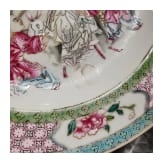 A Chinese famille rose plate, probably Yongzheng period (1723-35)
