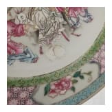 A Chinese famille rose plate, probably Yongzheng period (1723-35)
