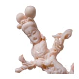 A Chinese coral carving, 20th century