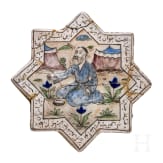 An Iranian tar tile, probably early Qajar period, 18th/19th century