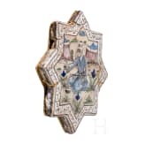 An Iranian tar tile, probably early Qajar period, 18th/19th century