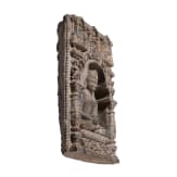 Black stone stele in the style of the Pala Dynasty (c. 750&ndash;1161), probably from this period, 11th/12th century