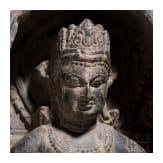 Black stone stele in the style of the Pala Dynasty (c. 750&ndash;1161), probably from this period, 11th/12th century