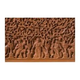 A carved South Indian writing case, circa 1930
