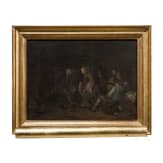 A Dutch interior with dancing peasants, attributed to Cornelis Pietersz Bega, circa 1660