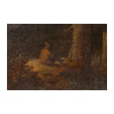 A wooded river landscape by Allart van Everdingen, Amsterdam, signed and dated 1660