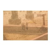 Louise Jos&eacute;phine Sarazin de Belmont (1790 - 1870), a French watercolour "View of the Roman Forum", 1st half of the 19th century