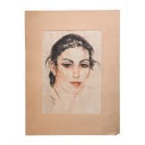 Jacob Wilhelm Fehrle (1884 - 1974), a female head and a nude, German, 1st half of the 20th century
