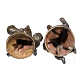 Two bronze putti groups as allegories "Autumn" and "Fall", 19th century