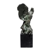 Paul Bouvier (1857 - 1940) - an eagle sculpture on trophies, Maison Colin, Paris, circa 1900