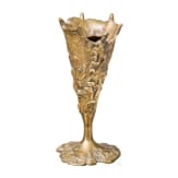 A fire-gilt bronze art nouveau vase, Goldscheider foundry