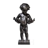 Georg Pezold (1865 - 1943) and Heinrich D&uuml;ll (1867 - 1956), a German fountain figure "Putto with Trouts", 1st half of the 20th century