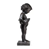 Georg Pezold (1865 - 1943) and Heinrich D&uuml;ll (1867 - 1956), a German fountain figure "Putto with Trouts", 1st half of the 20th century