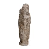 A small Spanish sandstone figurine of St.Paul, 12th/13th century