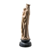 A large ivory figure of the Madonna with the Infant Jesus, probably Dieppe, mid-19th century