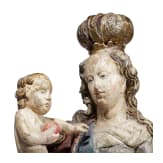 The Mother of God with child on the crescent moon, 18th century