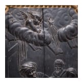 A Flemish ebony relief "The Adoration of the Magi", 17th century