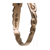 A 14ct gold rococo ring set with diamonds (circa 3.82ct), circa 1740