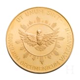 A gold medal commemorating Pope John XXIII, Second Ecumenical Council of the Vatican, 1962