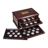 50 silver medals "masterpieces from Leonardo da Vinci" in wooden casket