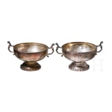 Two footed silver bowls, Paris, Gregoire Masse, 1708/09 / Thomas Germain, 1733/34