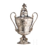 A French silver vase with lid, in the style of J. B. Claude Odiot, Paris, circa 1840/50