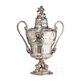 A French silver vase with lid, in the style of J. B. Claude Odiot, Paris, circa 1840/50