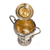 A French silver vase with lid, in the style of J. B. Claude Odiot, Paris, circa 1840/50