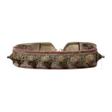 A traditional Tranyslvanian belt with silver-gilt claps, probably Brasso, 19th century