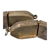 A traditional Tranyslvanian belt with silver-gilt claps, probably Brasso, 19th century