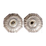 A pair of German silver candlesticks, Hanau, circa 1900