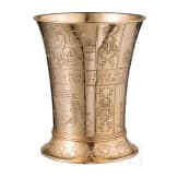 A 20ct gold goblet as the prize trophy for the "Gro&szlig;er Hansa Preis 1956" horse race, Hamburg, goldsmith H. J. Wilm