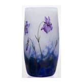 A small art nouveau glass vase "Violettes", Nancy, Daum Fr&egrave;res, circa 1905