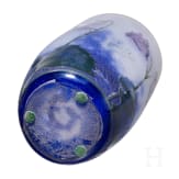 A small art nouveau glass vase "Violettes", Nancy, Daum Fr&egrave;res, circa 1905