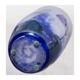 A small art nouveau glass vase "Violettes", Nancy, Daum Fr&egrave;res, circa 1905