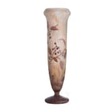 A large art nouveau glass vase "Morelles douces-am&egrave;res", Nancy, Daum Fr&egrave;res, circa 1918
